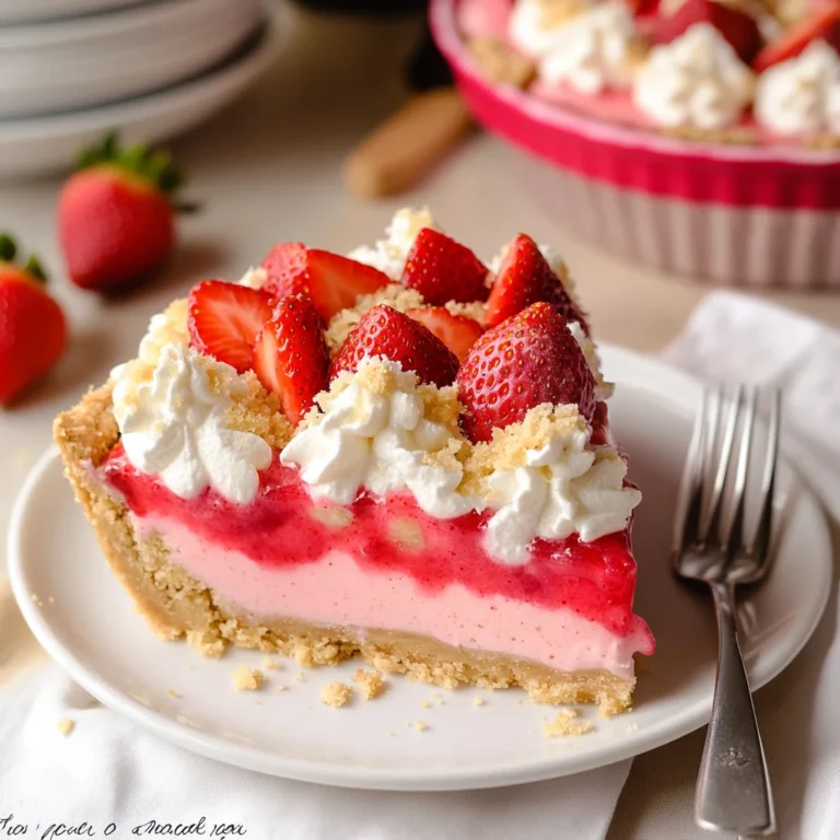 Strawberry Shortcake Pie Recipe