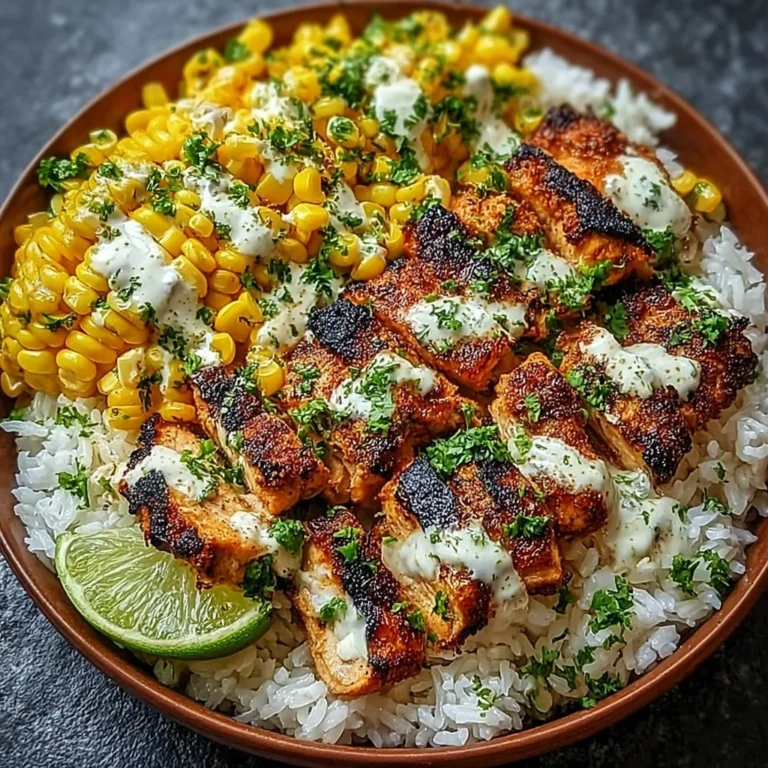 Street Corn Chicken Rice Bowl Recipe