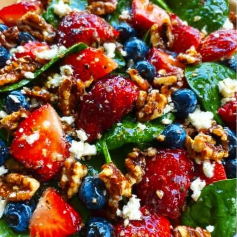 Strawberry Spinach Salad Recipe With Balsamic Glaze