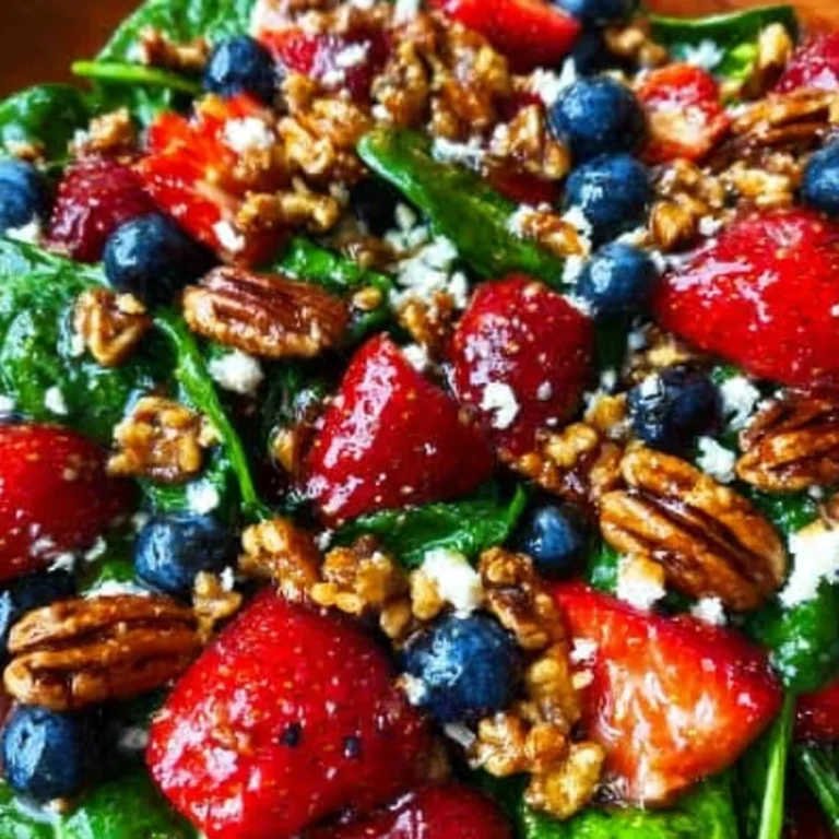 Strawberry Spinach Salad Recipe With Balsamic Glaze
