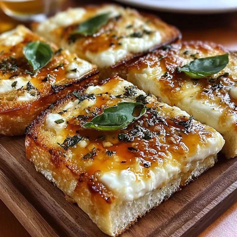 Hot Honey Garlic Bread Pizza Recipe