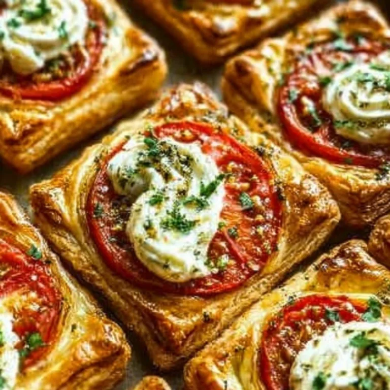 Tomato Tartlets with Puff Pastry: Easy Recipe