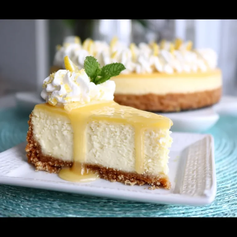 Triple Lemon Cheesecake Recipe