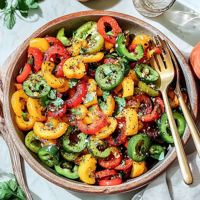 Viral TikTok Cucumber & Bell Pepper Salad Recipe