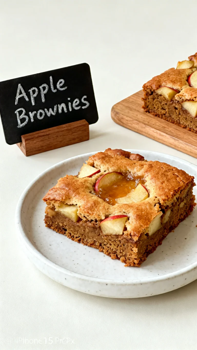 Apple Brownies Recipe