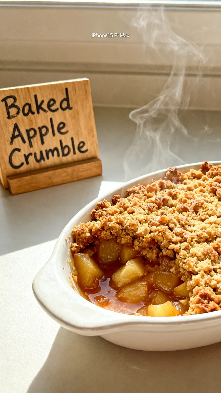 Classic Apple Crumble Recipe