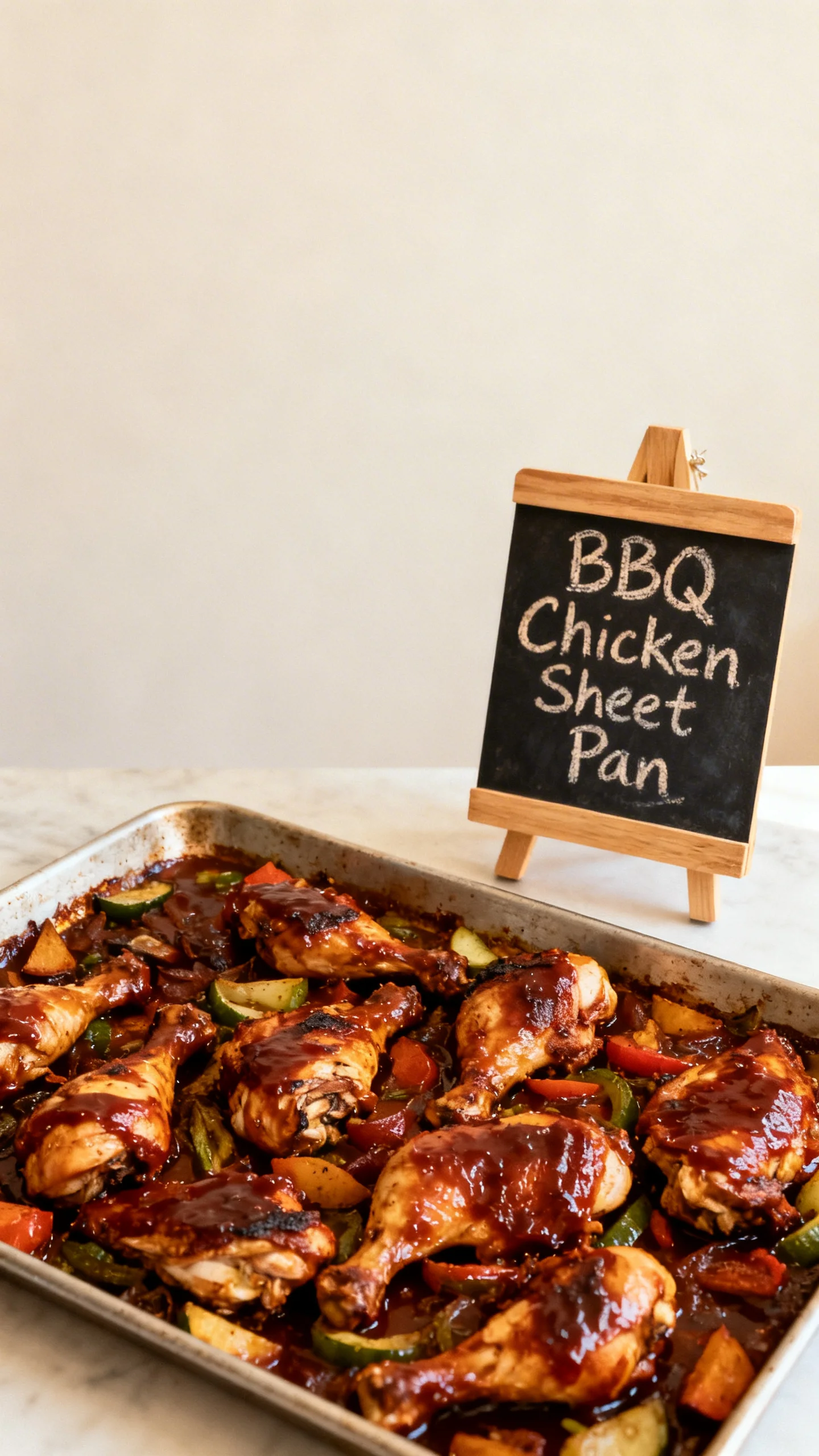 BBQ Chicken Sheet Pan step by step