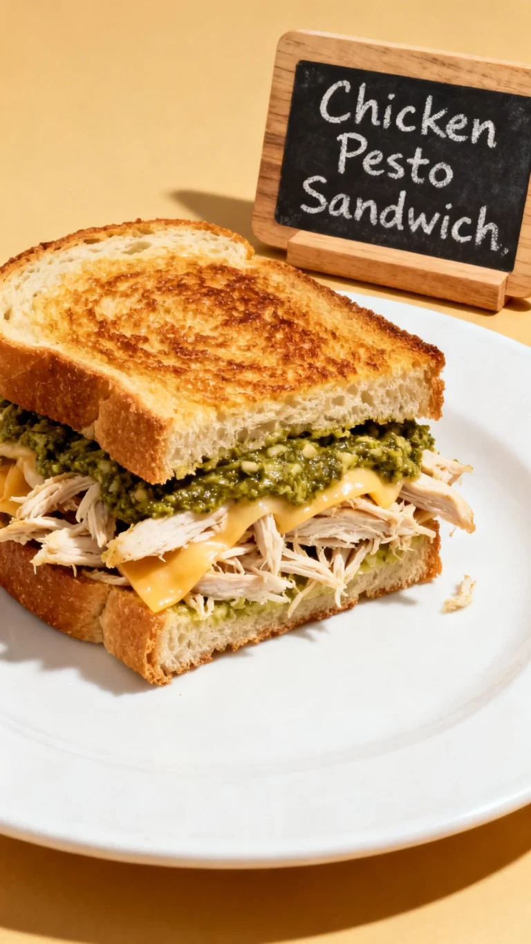 Chicken Pesto Sandwich Recipe Easy