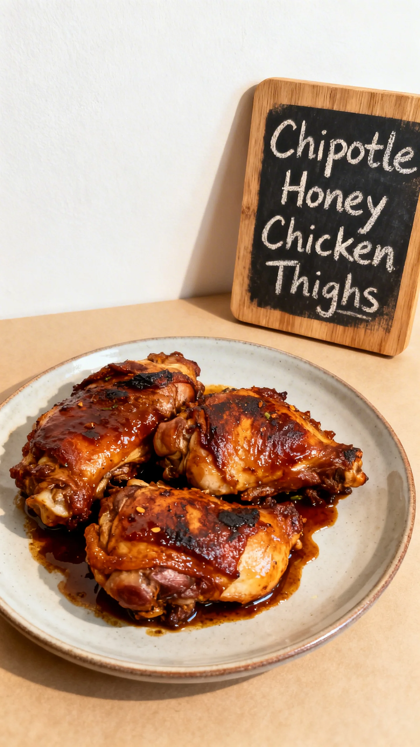 Chipotle Honey Chicken Thighs step by step