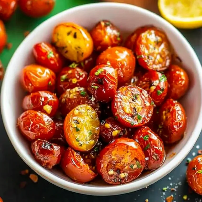 Garlic Roasted Cherry Tomatoes Recipe
