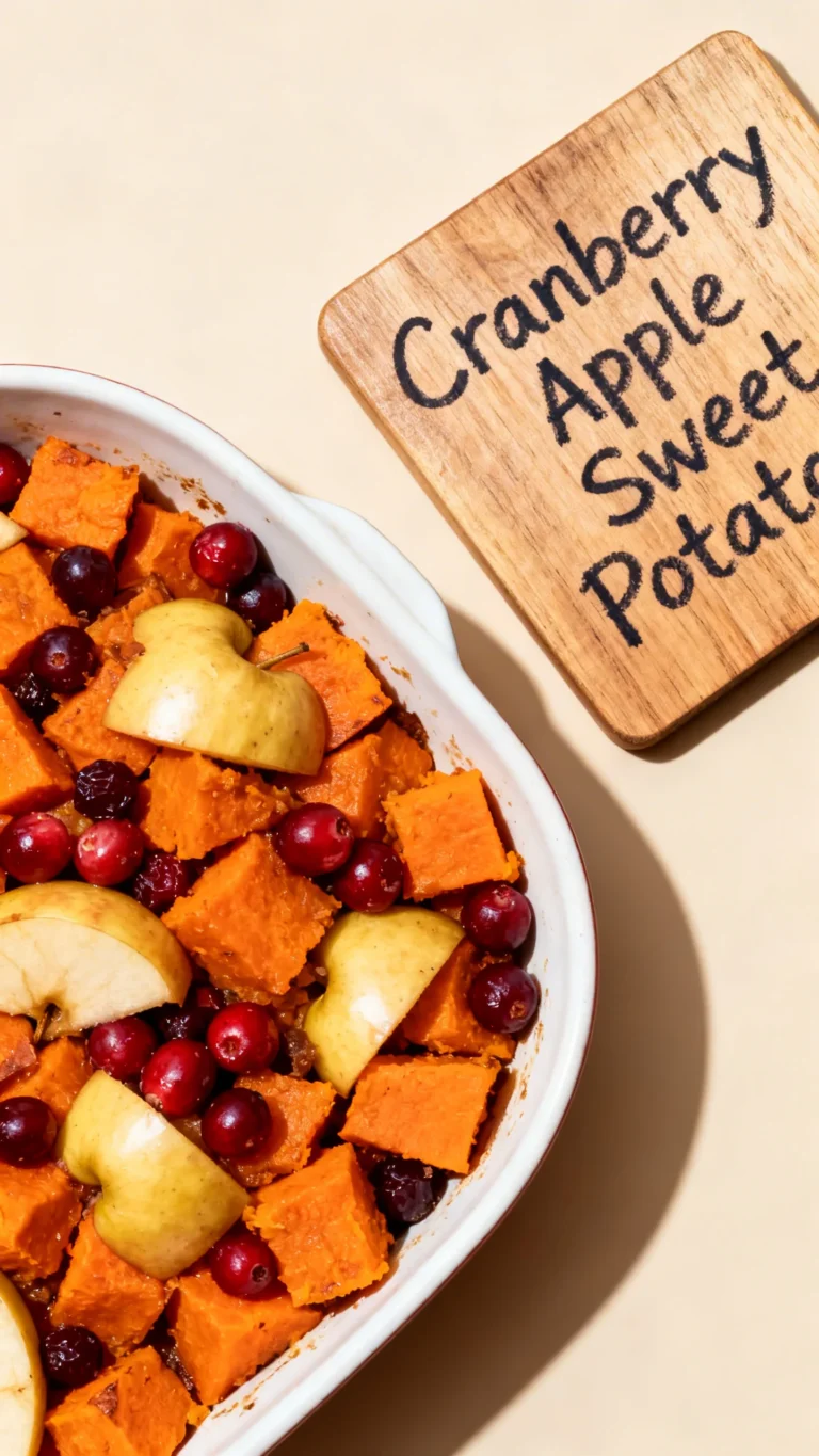 Cranberry Apple Twice-Baked Sweet Potatoes Recipe