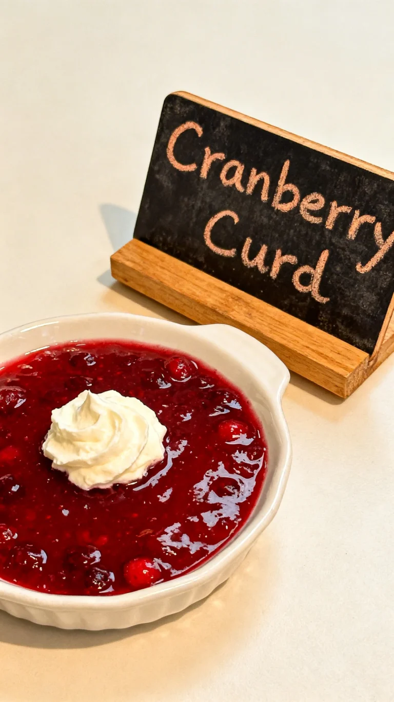 Cranberry Curd Recipe