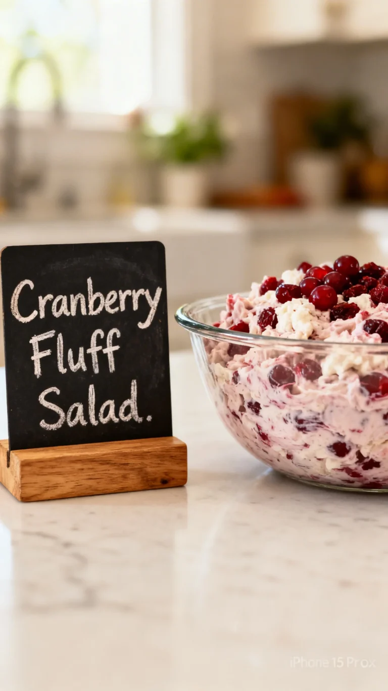 Cranberry Fluff Salad Recipe Easy