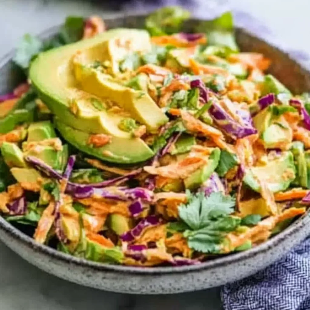Delicious Shredded Thai Salad with Avocado Recipe step by step