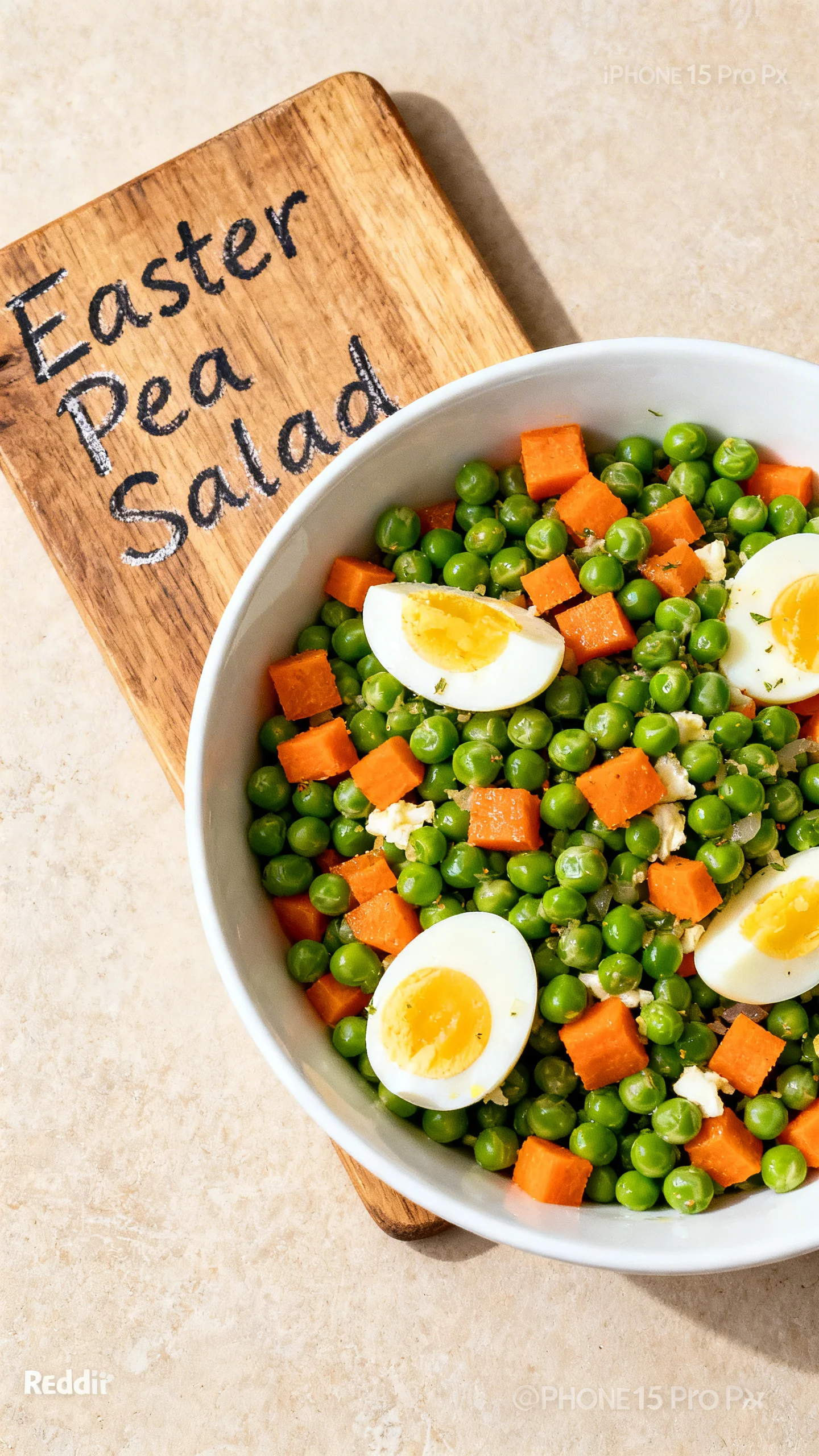 Easter Pea Salad step by step