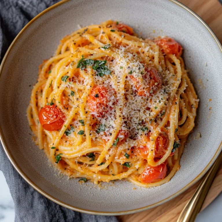 5-Ingredient Easy Cherry Tomato Pasta Recipe