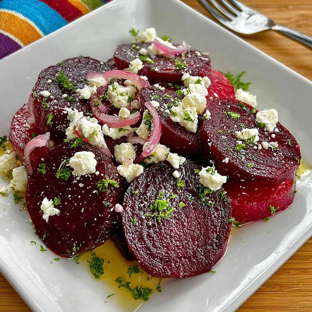 Greek Beet Salad (Patzarosalata) step by step