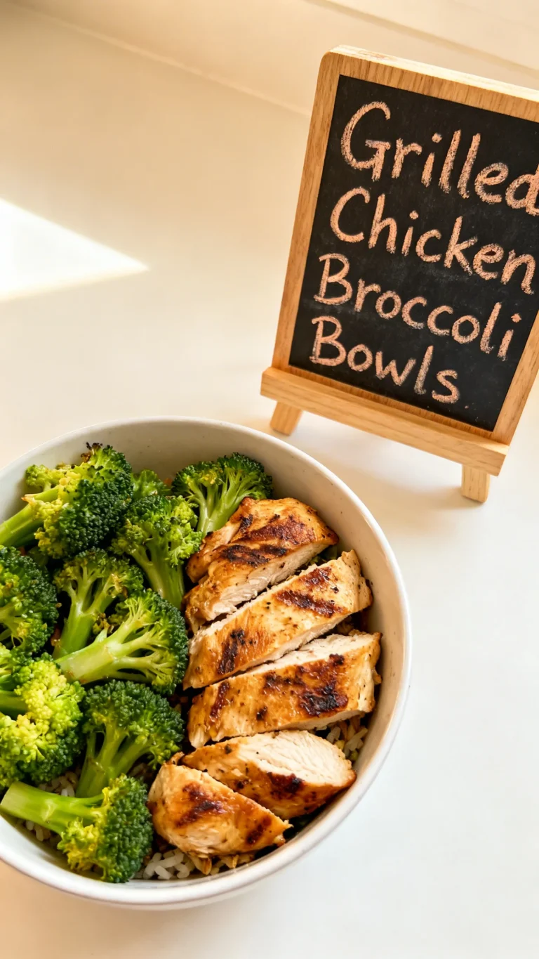 How to Make Grilled Chicken & Broccoli Bowls Recipe