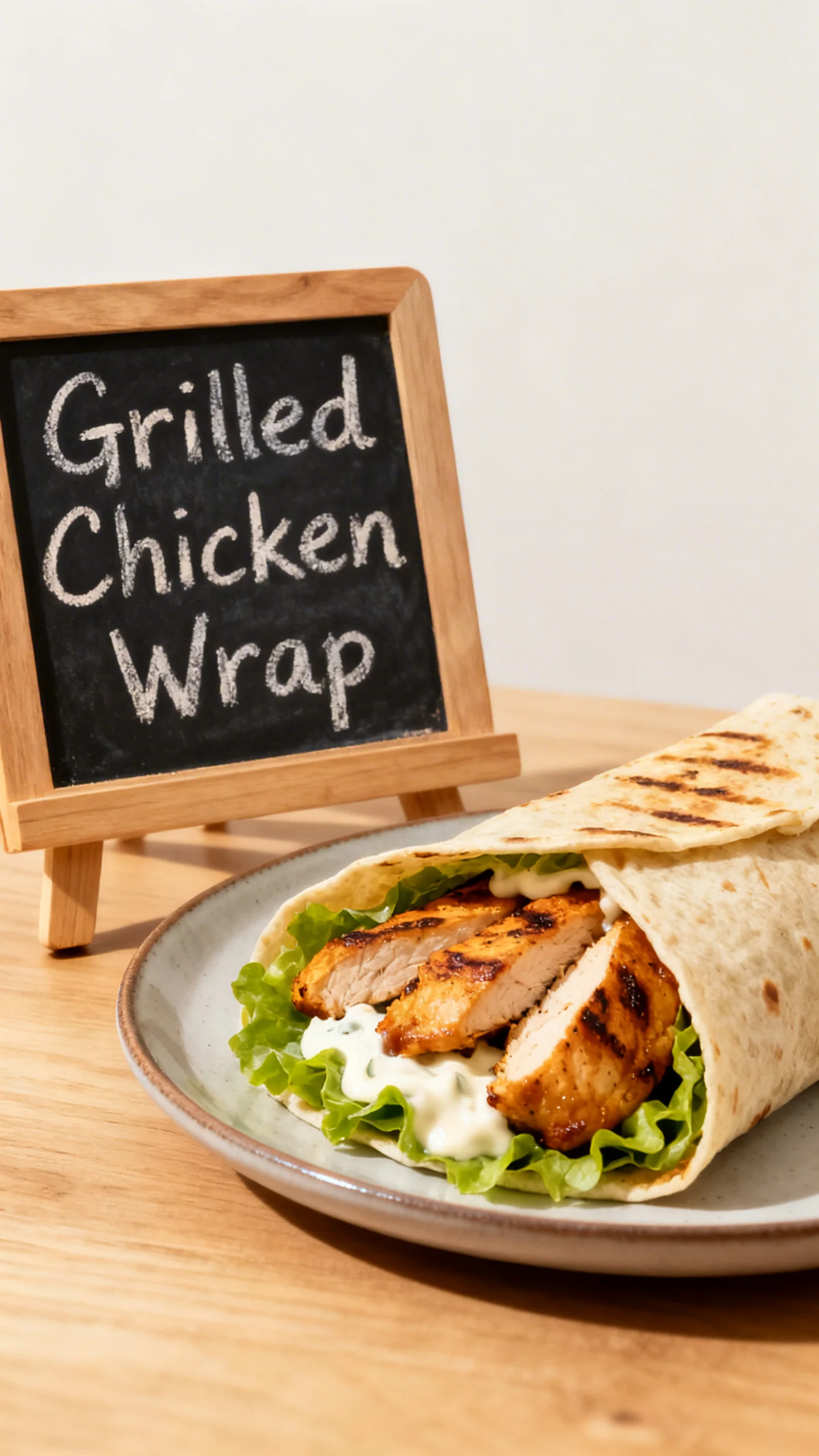 Grilled Chicken Wrap step by step