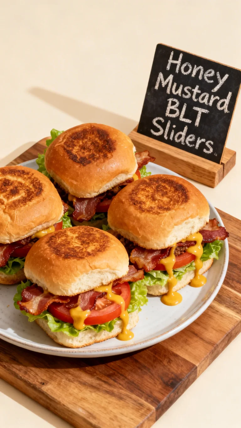 Honey Mustard Chicken Sliders Recipe