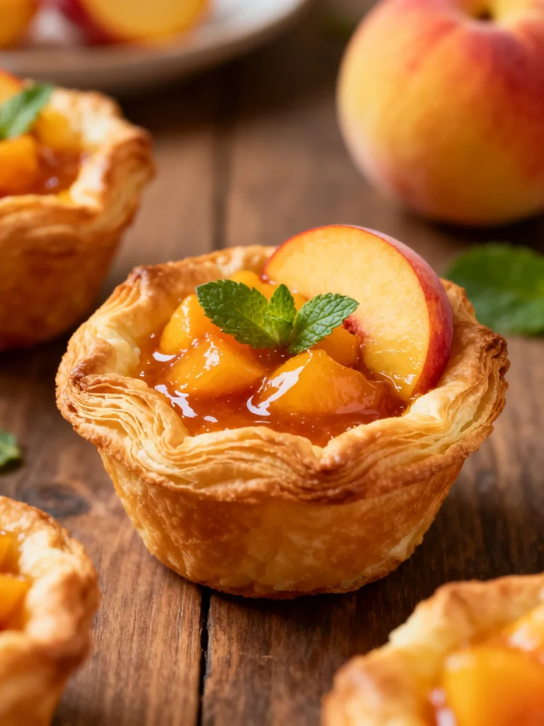 Peach Pie Cruffins Recipe