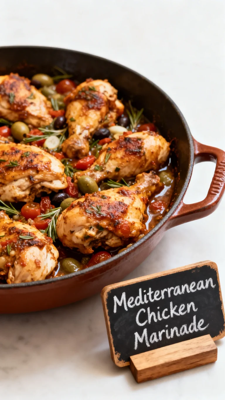 Juicy Mediterranean Chicken Marinade Recipe