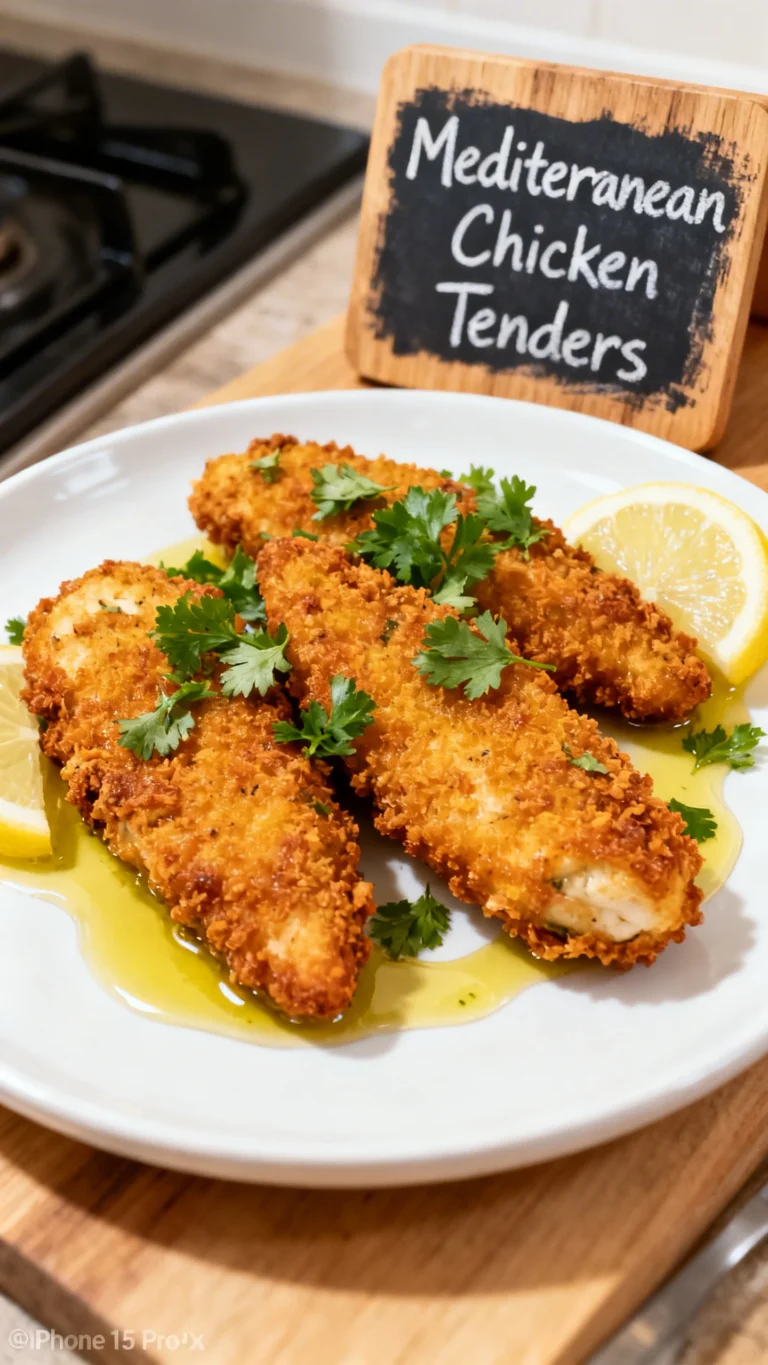 Greek Chicken Tenders Recipe
