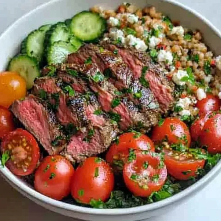 Mediterranean Steak Bowls Recipe