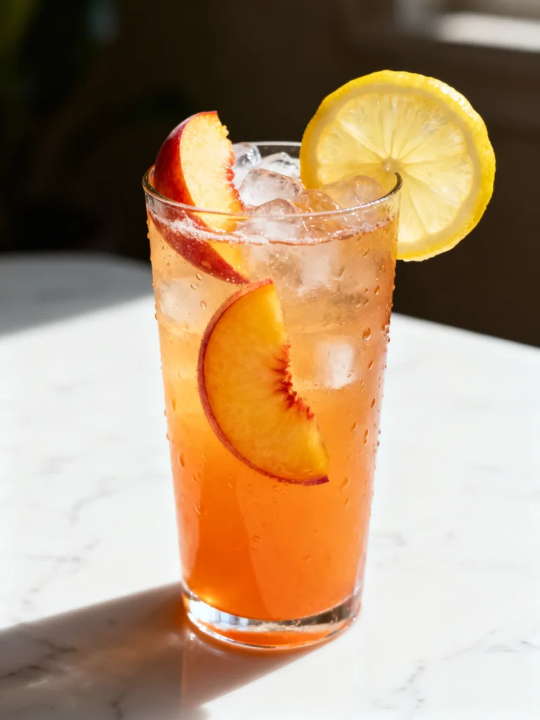 Peach Lemonade Recipe – Easy, Fruity, and Refreshing