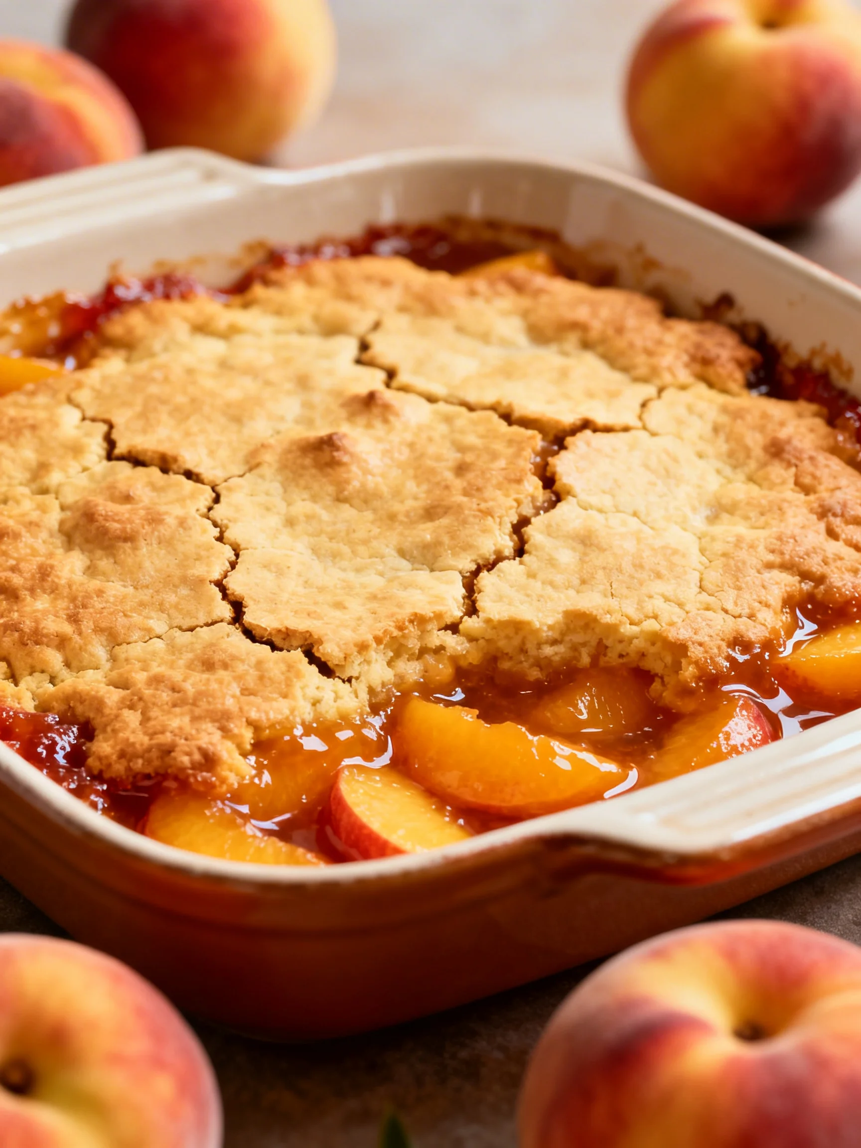 Pioneer Woman's Peach Cobbler With Canned Peaches step by step