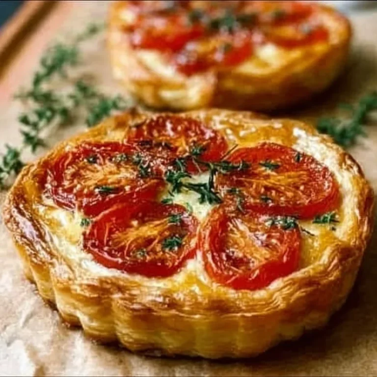 Puff Pastry Tomato Tarts Recipe