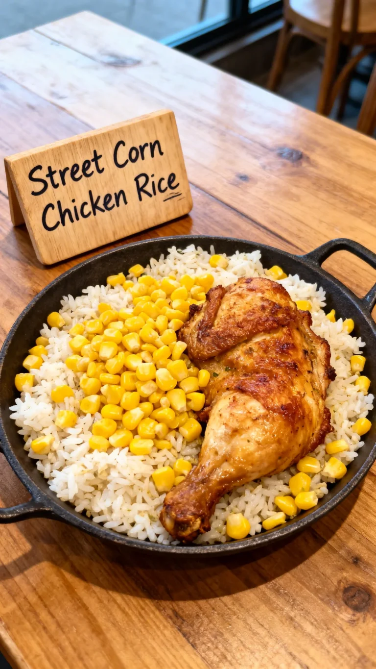 Street Corn Chicken Rice Bowl Recipe
