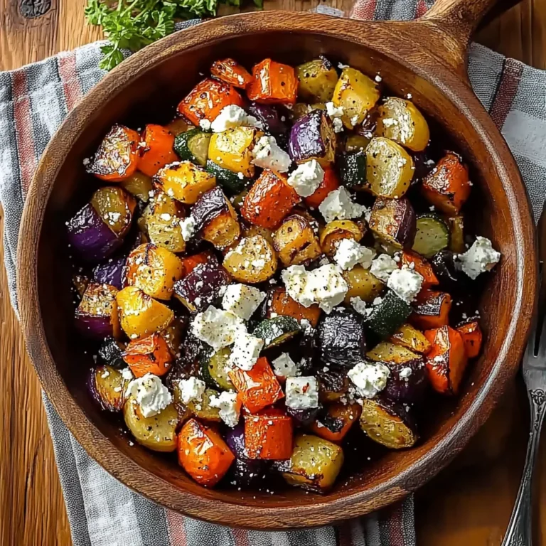 Irresistible Roasted Vegetables With Feta Recipe