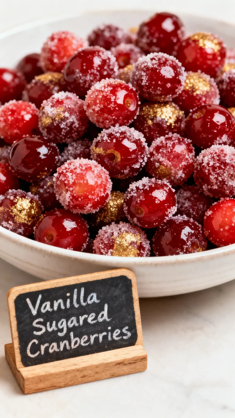 Sugared Cranberries Recipe Easy